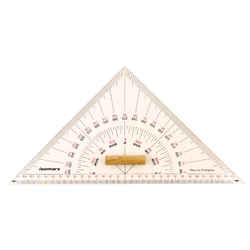 Picture of مثلث اكريلك بمقبض خشبي 30 سم – ايزو مارس A30 CM