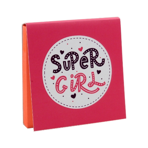 Picture of بوست ايت الفتاه الخارقه 7.5 × 8 سم Super Girl Sticky Note